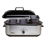 41vSqBBDbgL. SL160  New Metal Ware Corp. Nesco 3 Pc Buffet Kit With Non Stick Finish Buffet Pans And Two Brackets