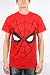 Search : Spiderman - Mens Big Face T-Shirt in Red