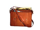 MILANO TOP GRAIN LEATHER Deluxe Expandable Briefcase