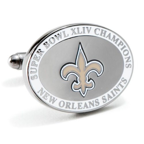NFL New Orleans Saints 2010 Commemorative Championship Cufflinks