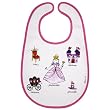 Washable Bib Baby Cie Princess Pink Polka Dot Melamine Melamine Dinnerware