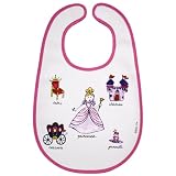 Washable Bib Baby Cie Princess Pink Polka Dot Melamine Melamine Dinnerware