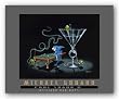 Pool Sharks II - Billiard Bad Boys by Michael Godard 22.25"x17.75" Art Print Poster
