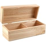 Hardwood 3x5 Double Recipe Card Box