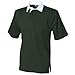 Front Row Men's Short Sleeve Sports Rugby Polo Shirt
