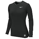Nike Women's Pro Fitted Long Sleeve VNeck