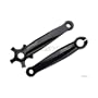 Surly Mr. Whirly Crank Arm Set, 180mm, Black