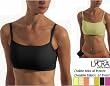 Sexy Microfiber Single Strap Sports Bra Top - w/ Stretchable Lycra