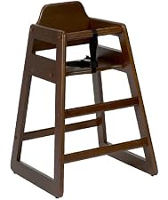 EuroBambino Wooden Highchair - Walnut