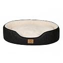 Medium Classic Oval Nest Pet Bed  Medium / Small Dog Bed in Black