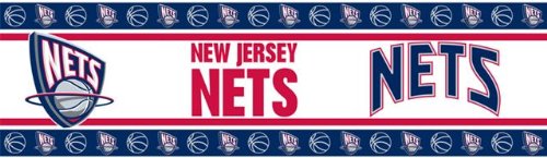 New Jersey Nets Kids Wallpaper Border
