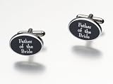 Pair of 1 Father of the Bride Cufflinks