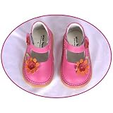 Girls Boutique Dress Shoes HOT PINK Sandal WEE SQUEAK Baby Girl Sizes 3-9