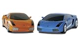Scalextric C3130 Lamborghini Gallardo Orange/ Blue 1:32 Scale Street Super Resistant Twin Car Pack