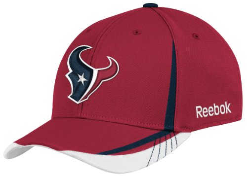 NFL Men's Houston Texans Sideline Draft Hat - Tw94Z (Red, Large/X-Large)