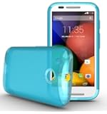 TUDIA Ultra Slim LITE TPU Bumper Protective Case for Motorola Moto E (1st Generation, 2014) (Teal)