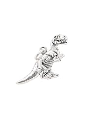 Sterling Silver Three Dimensional Tyrannosaurus Dinosaur Traditional Charm