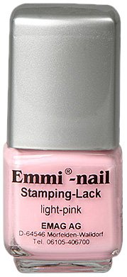 Emmi-Nail Stampinglack light pink 12ml, 2er Pack (2 x 12 ml)