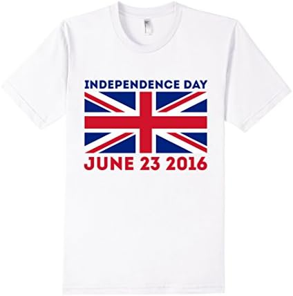 Men's Brexit British Independence 2016 UK Leave EU T-Shirt Large White