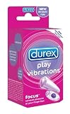 Durex Play Vibrations Focus Massager, 1 Condom, 0.1 Packages
