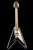 Flying V Pin - Black