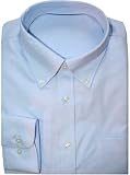 Ex Store Quick Iron Blue Oxford Long Sleeve Shirt 7292C