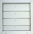 Air Vent Inc. Auto Wht Gable Shutter 54703 Attic & Whole House Fans