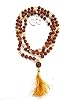 Prayer Mala Beads Meditation Rudraksha Citirine Yoga Japa Mala 108+1