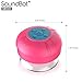SoundBot SB519 HD Bluetooth Wireless Shower Speaker Portable Weather Water-Resistant Speakerphone w/ Full Spectrum Music, 6Hrs Streaming & Hands-Free Talking, Built-In Mic, Suction Cup, 33feet Range