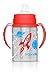 organicKidz Blast Stainless Steel 2-in-1 Sippy Water Bottle, Red/Blue, 9 Ounce