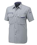 Bodyfine | #BF-500半袖シャツ 【東レ/春夏】（男女兼用）【size 3S～6L/５色展開】 作業服 グレー(3) 6L
