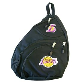 NBA Los Angeles Lakers Sling Sac � Dos - Noir