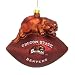 Oregon State Beavers NCAA Glass Mascot Football Ornament (6)
