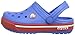 Crocs Kids' Crocband II.5 Clog (Toddler/Little Kid),Varsity Blue/Red,6-7 M US Toddler