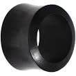 18mm Organic Black Wood Hollow Saddle Plug