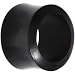18mm Organic Black Wood Hollow Saddle Plug