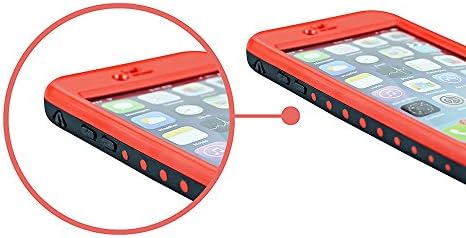 MAG Digital Iphone 6 Plus Waterproof Case [New Version] 6.6ft Underwater Shockproof Snow Proof Dirt Proof Protection Case Impact Resistant Cover for Iphone 6 Plus 5.5 Inch (rose red)