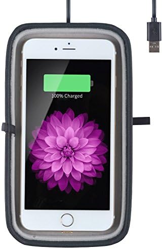 HEROKIN 3 Coils Wireless Charger for Qi Enable Phone - Handmade Leatherette Protective Charging station for Samsung S7/S7 Edge (CB-01)