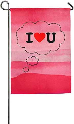Decorative Family Party Flag High Quality I Love You Garden Flag
