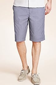 Autograph Pure Cotton Microcheck Chino Shorts