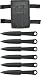 Sporting Goods : 6 Pc Throwing Knives Knife Set with Leg/arm Pouch