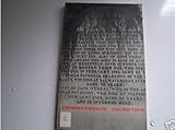 Inscriptions : poems 1967-72