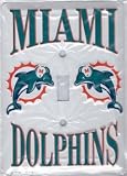 Miami Dolphins Switch Plate Cover
