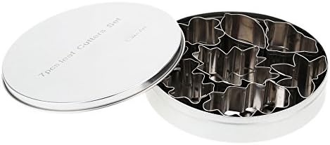 OKUBOX BT06 7pcs/set Stainless Steel Cake Fondant Cookie Biscuit Candy Mould Mold Cutters Leaves Shapes DIY Decorating Tools Baking Kits