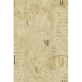 Cest La Vie Time Clocks & Script Wallpaper