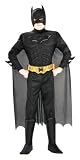 Rubie'S - Costumes Enfants - Panoplie Luxe Batman Dark Knight - Taille Large (140 cm) pour les 8-10 ans