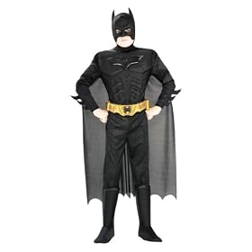 Rubie'S - Costumes Enfants - Panoplie Luxe Batman Dark Knight - Taille Large (140 cm) pour les 8-10 ans