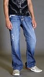Precision Premium Denim Jeans in Blue by Affliction Clothing