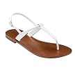 Women's Merona&reg; Erina Thong Sandals - White Patent