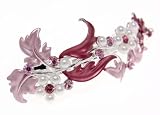 41vTLVirYdL. SL160  Pink Supernova Crystal Hair Clip Barrette Jewelry